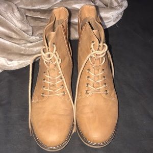 Brown ankle boots